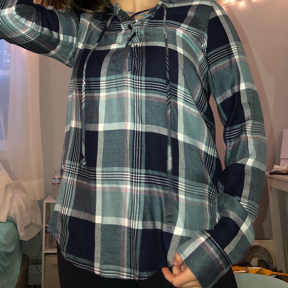 aeropostale flannel long sleeve shirt